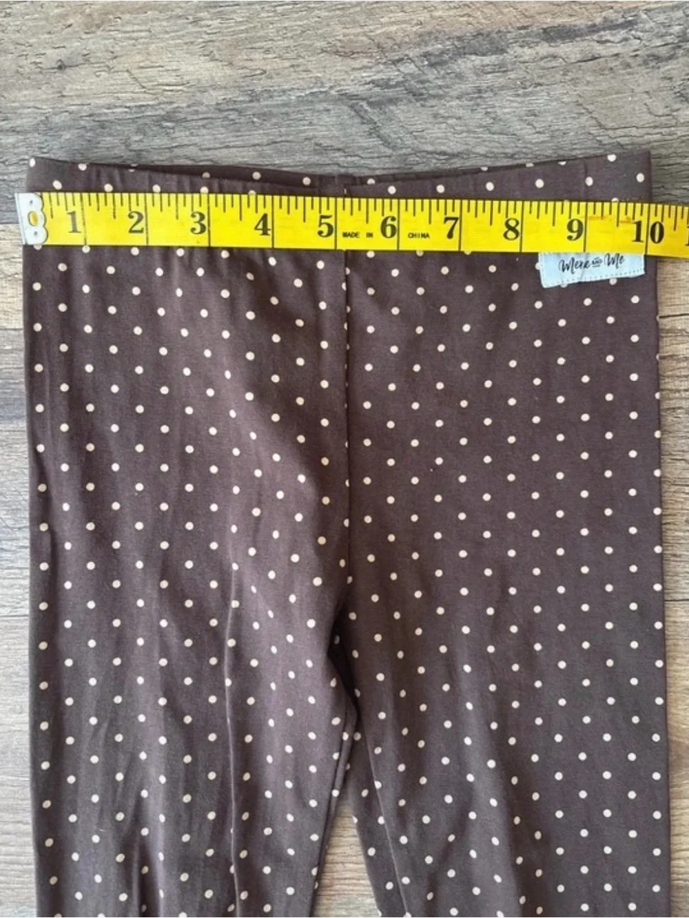 Merce and Me Fall Leaves and Brown Polka Dot Clothing bundle of 4 size 6